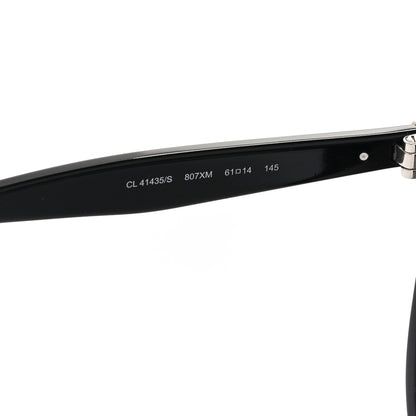 Celine Acetate Thin Shadow Sunglasses CL41435/S Black 6 of 7