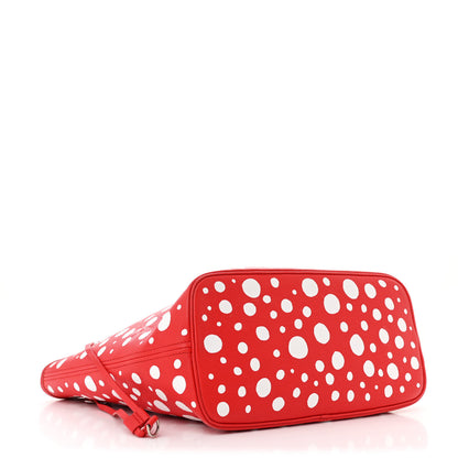 Louis Vuitton LV X YK Empreinte Infinity Dots Neverfull MM Rouge White 4 of 11
