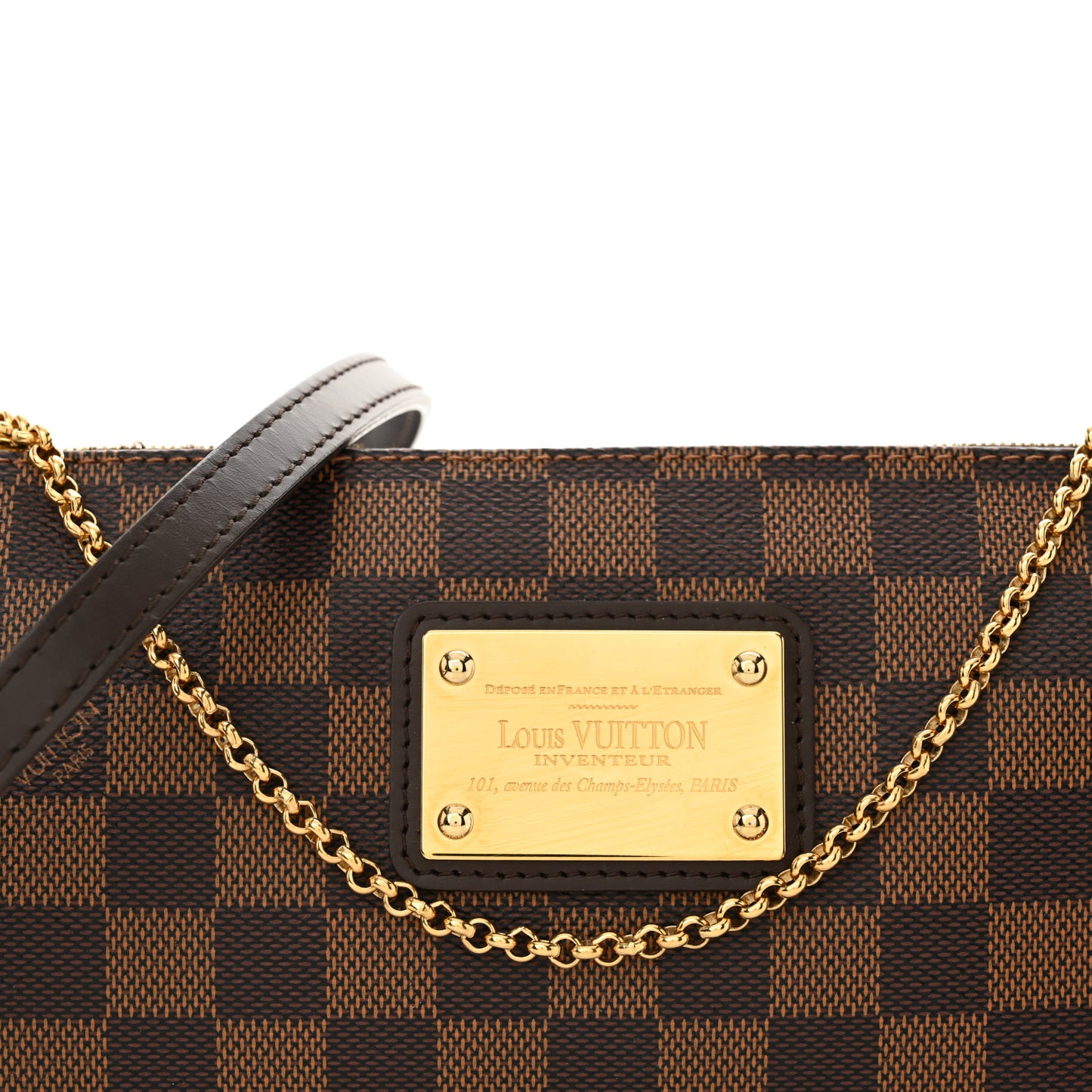 Damier Ebene Eva Clutch