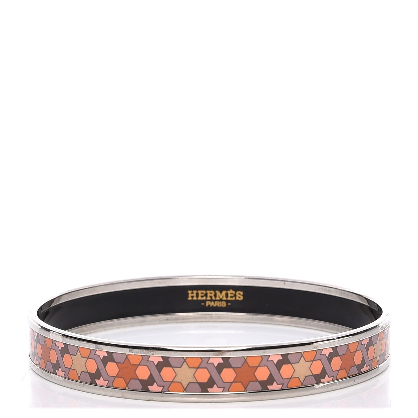 Enamel Printed Narrow Rose de Compas Bracelet 70