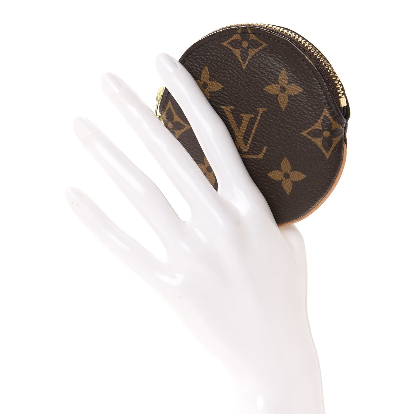 Monogram Round Coin Purse