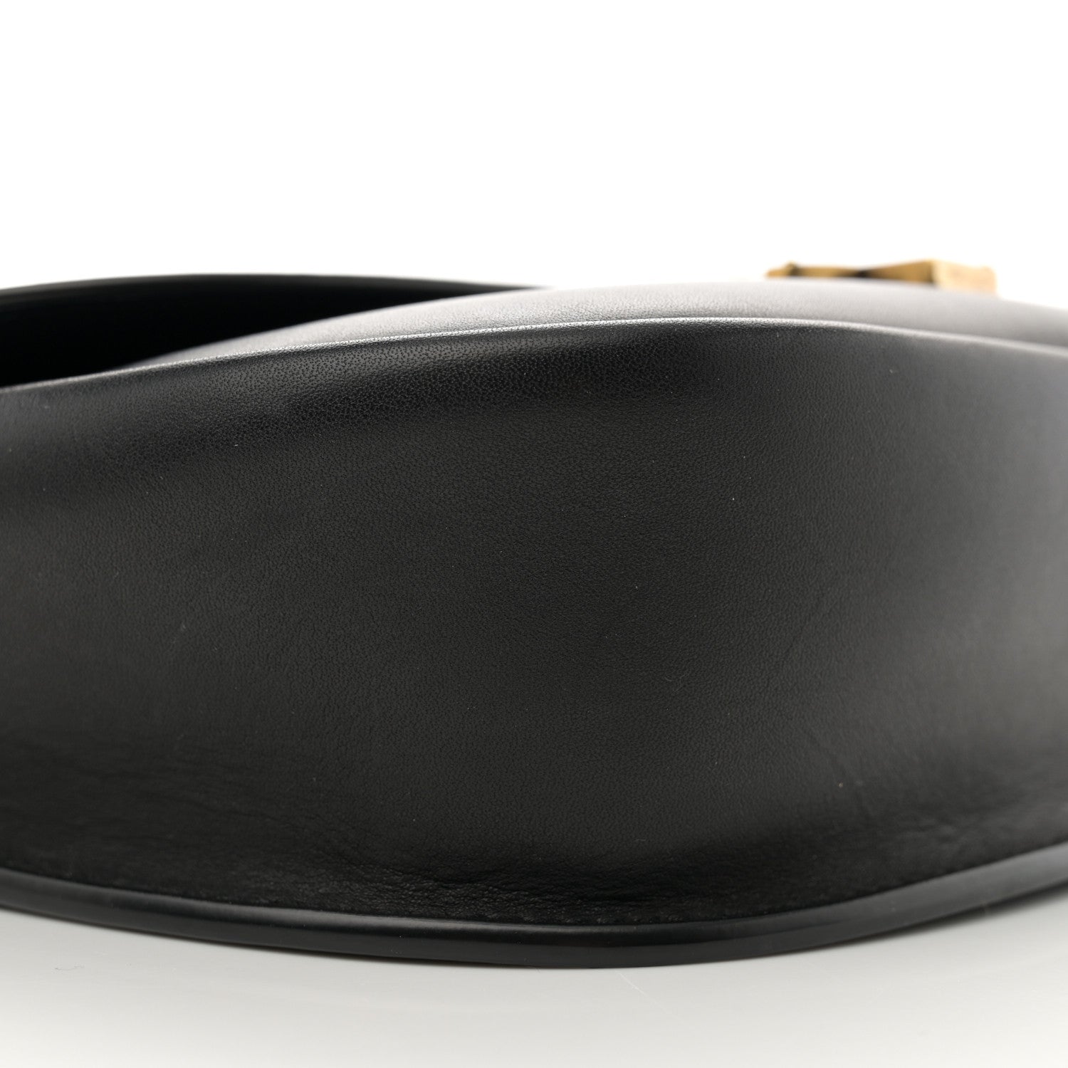 Saint Laurent Smooth Calfskin Monogram Medium Kaia Satchel Black 9 of 13