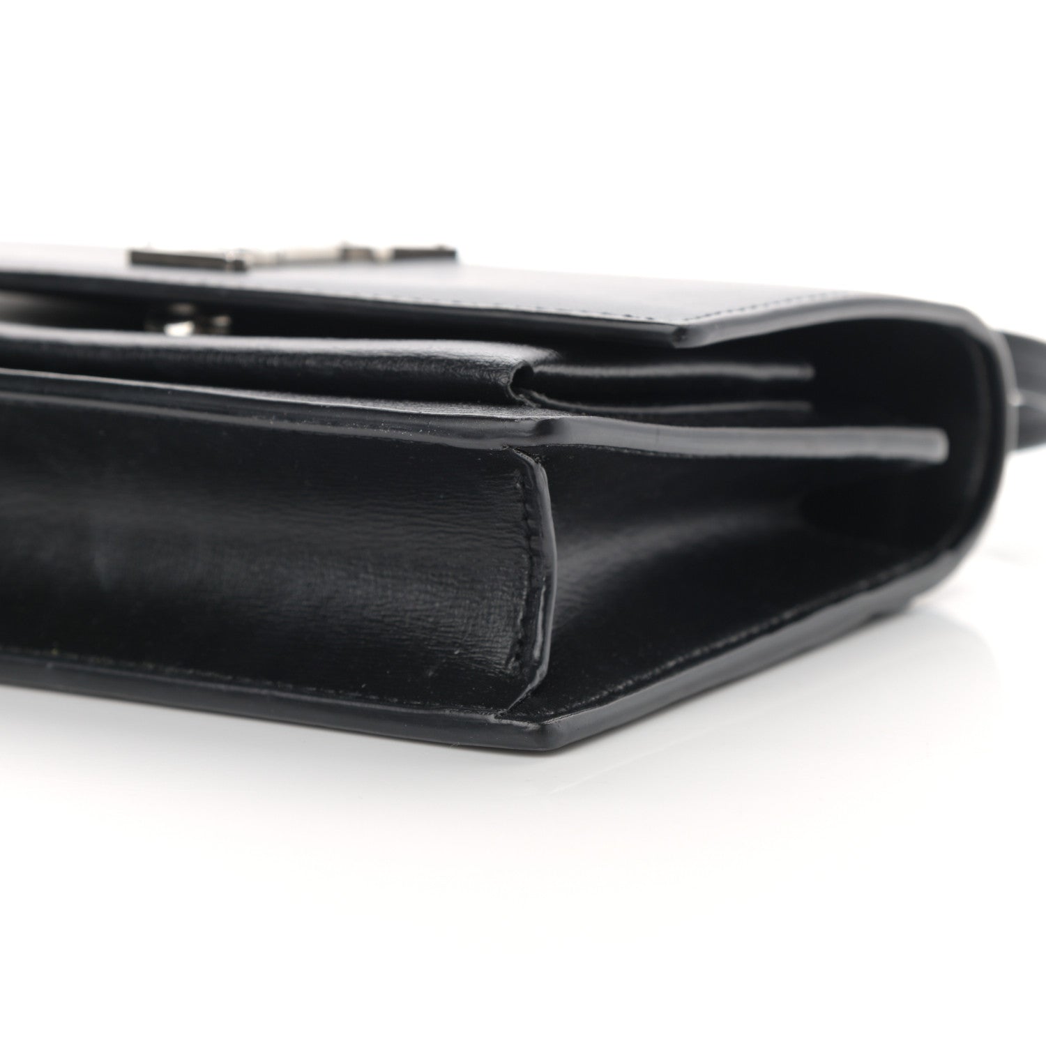 Saint Laurent Calfskin Monogram Sunset Chain Wallet Black 10 of 13