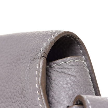 Chloe Calfskin Mini Marcie Round Crossbody Bag Cashmere Grey 12 of 12