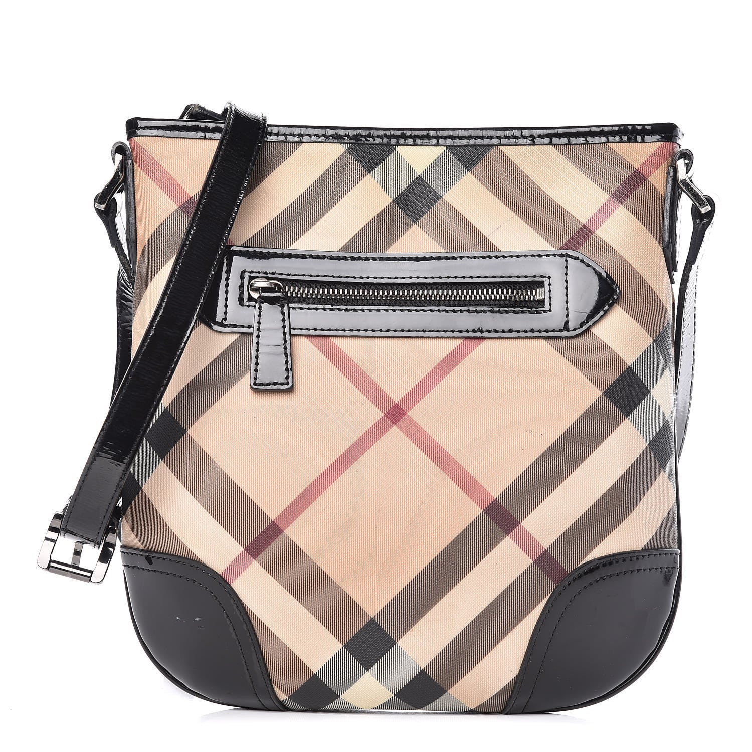 Burberry Supernova Check Small Dryden Crossbody Bag Black 1 of 17