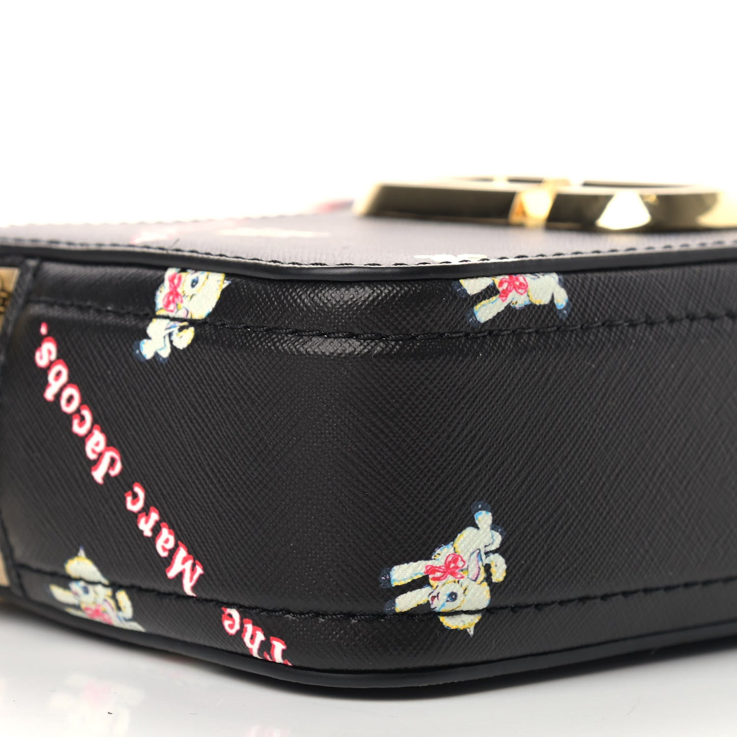 Saffiano Small My Life Is Crap Snapshot Camera Bag Black