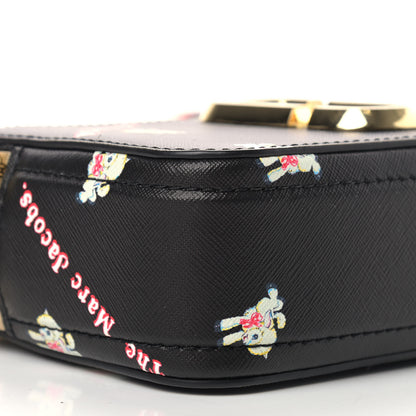 Marc Jacobs Saffiano Small My Life Is Crap Snapshot Camera Bag Black 9 of 10