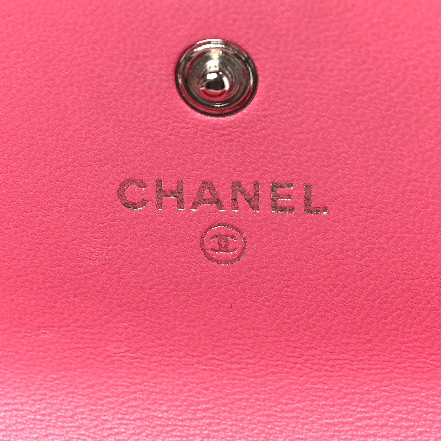Chanel Lambskin Quilted Boy Flap Wallet Fuchsia 6 of 9