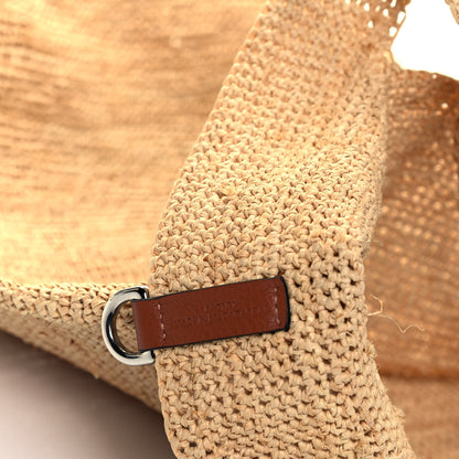 Loewe Raffia Paula's Ibiza Slit Tote Bag Natural Tan 5 of 8
