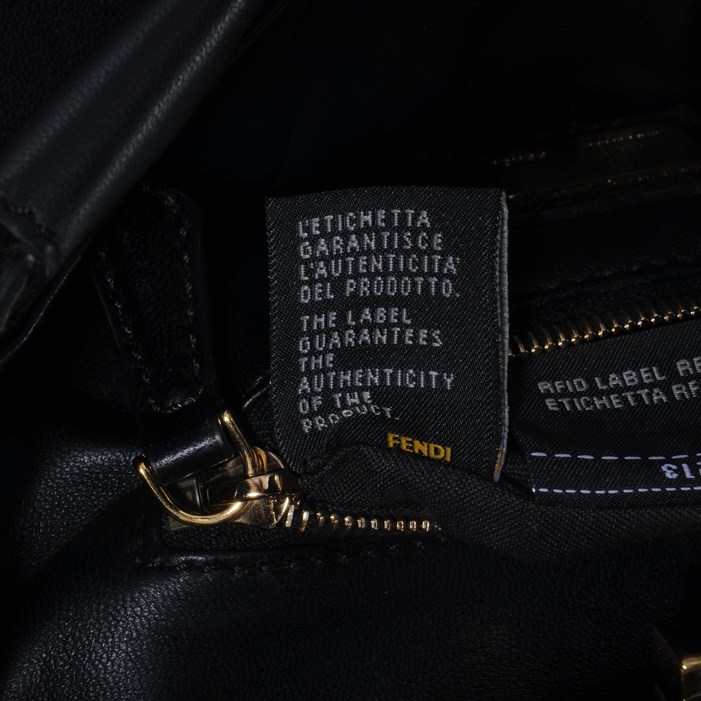 Nappa Mini Peekaboo Iconic Satchel Black