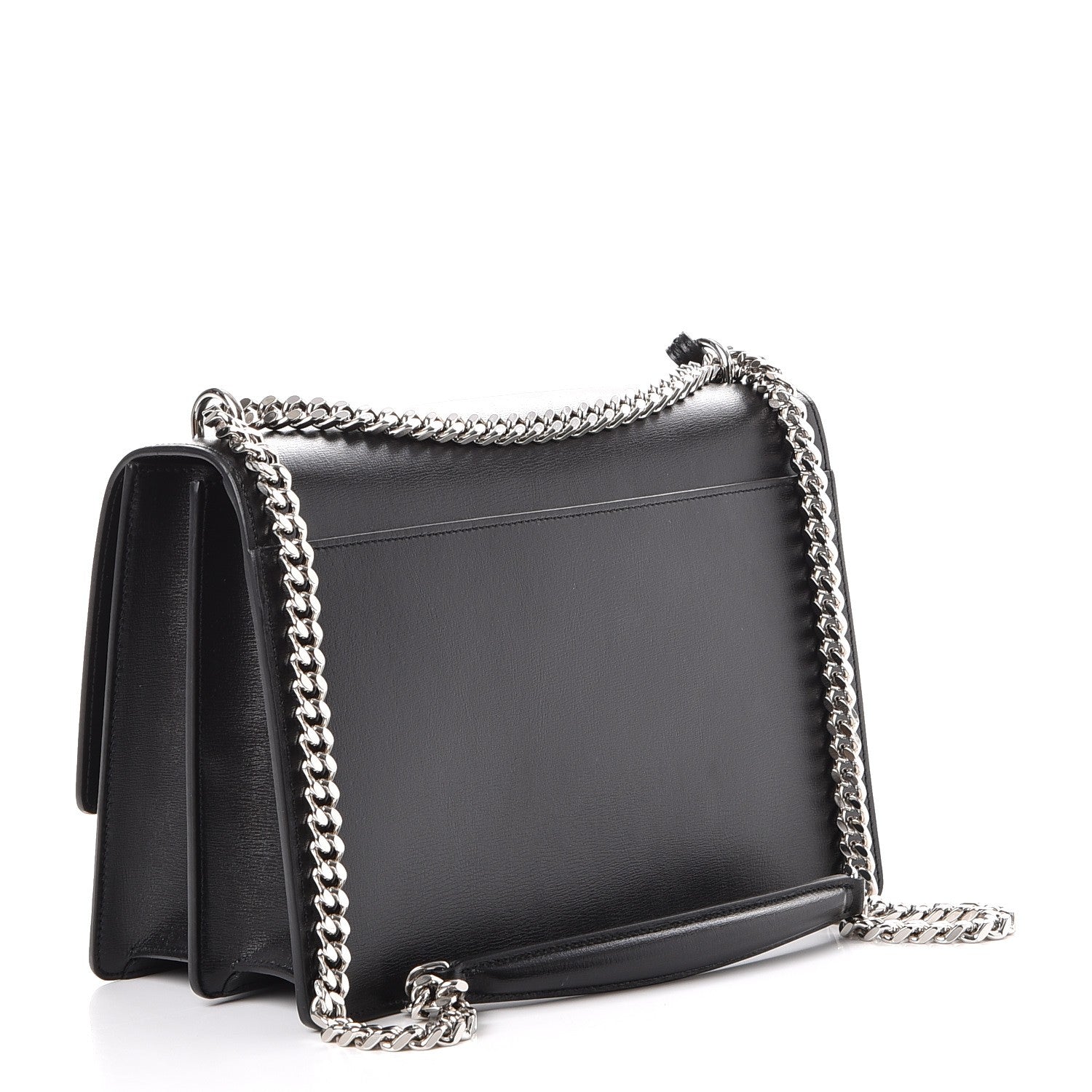 Saint Laurent Calfskin Large Monogram Sunset Black 3 of 7
