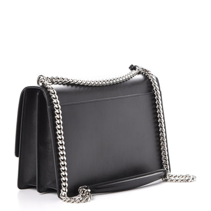 Saint Laurent Calfskin Large Monogram Sunset Black 3 of 7