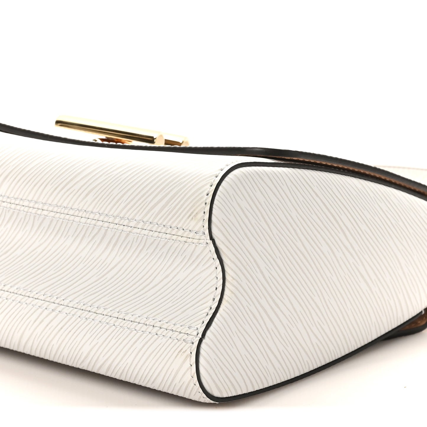 Epi Twist Shoulder Bag MM White