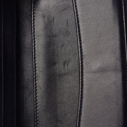 Chanel Lambskin Quilted Large Flap Wallet Black 8 of 9