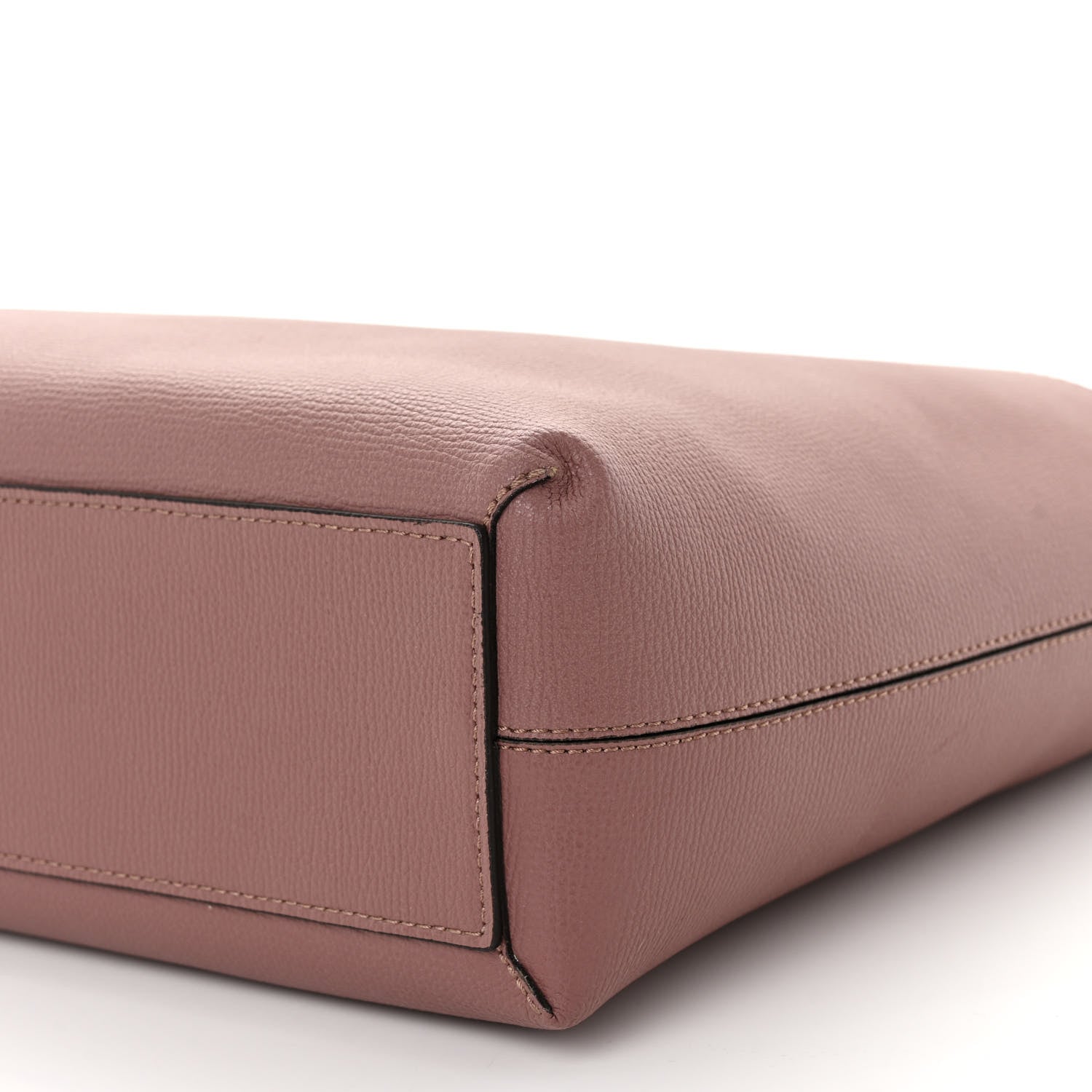 Burberry Grainy Calfskin Haymarket Check Medium Reversible Tote Dusty Pink 15 of 16