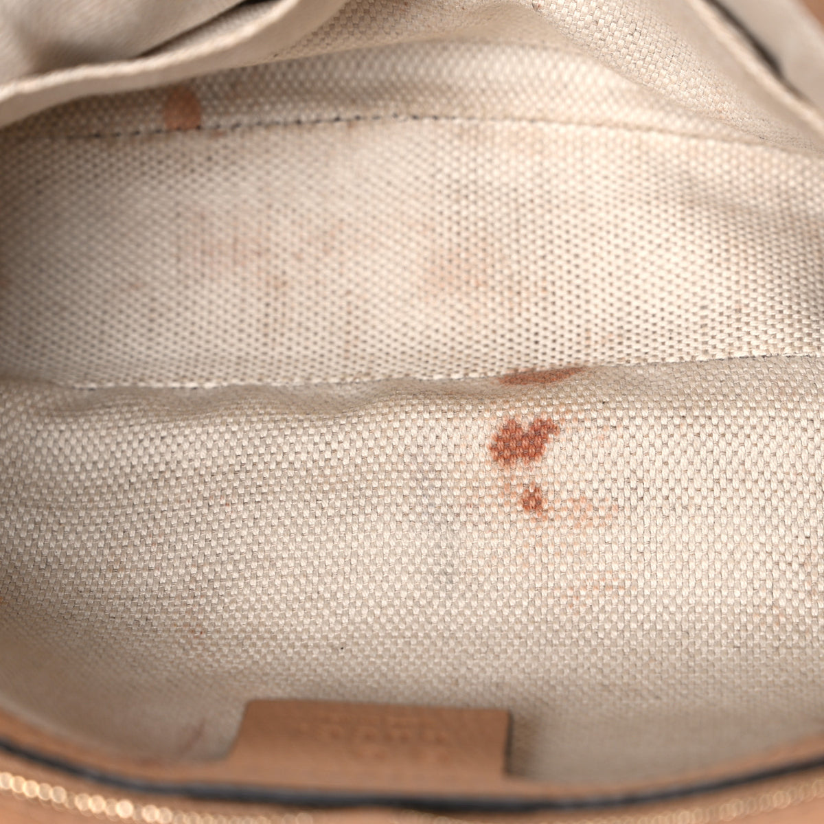 Pebbled Calfskin Medium Soho Flap Crossbody Camelia