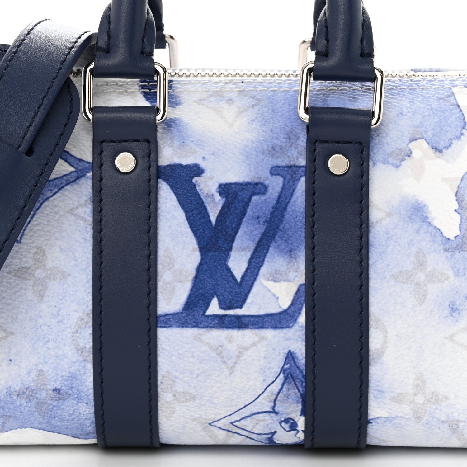 Louis Vuitton Monogram Watercolor Keepall XS Blue 7 of 10