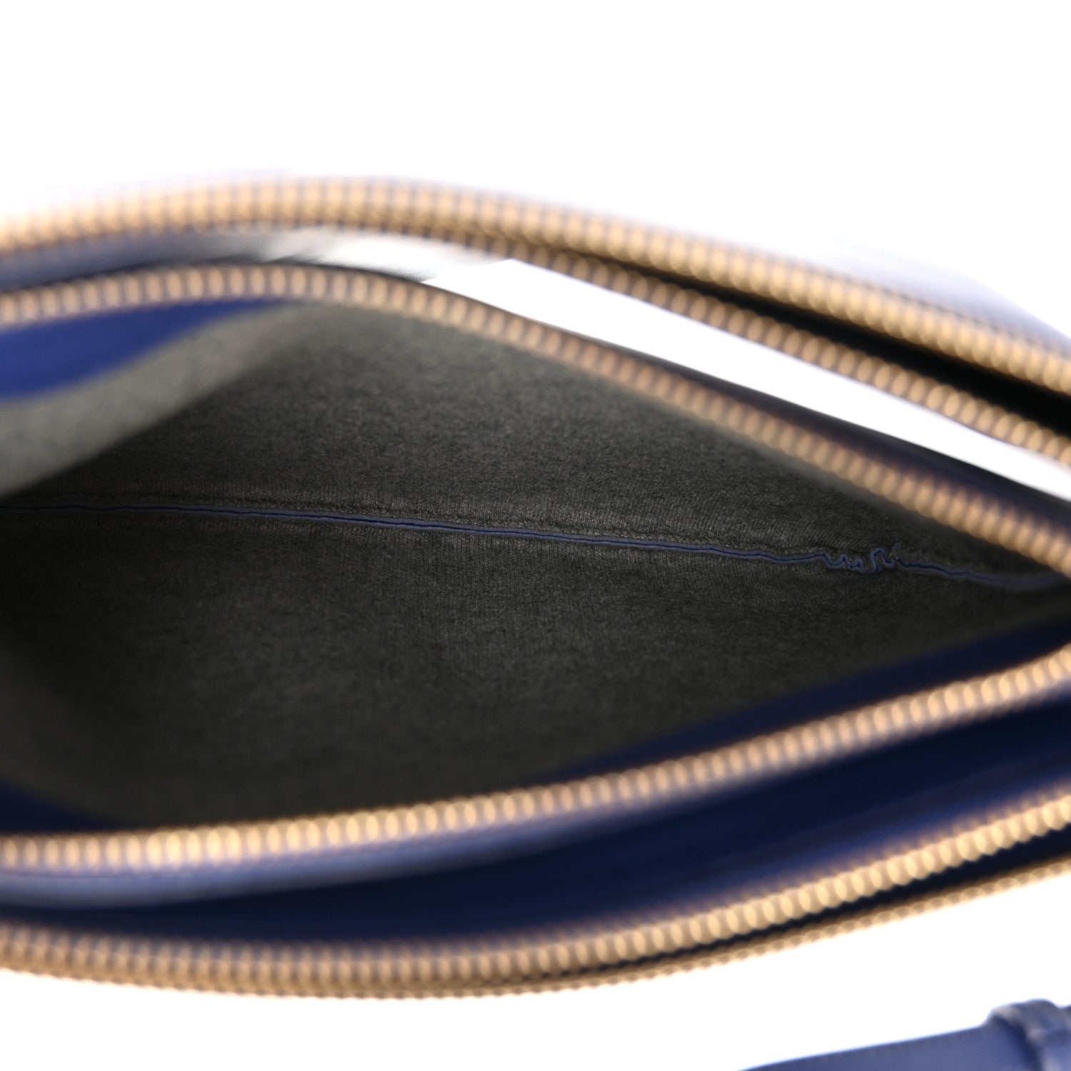 Celine Lambskin Large Trio Crossbody Bag Indigo 6 of 21