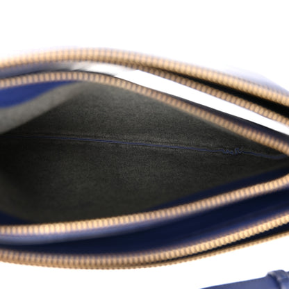 Celine Lambskin Large Trio Crossbody Bag Indigo 6 of 21