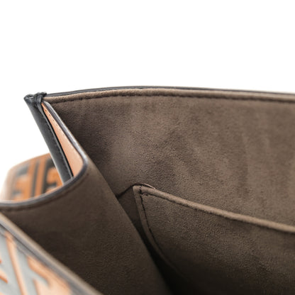 Fendi Vitello Century F is Fendi FF Embossed Kan I Shoulder Bag Orzo Tobacco 13 of 16