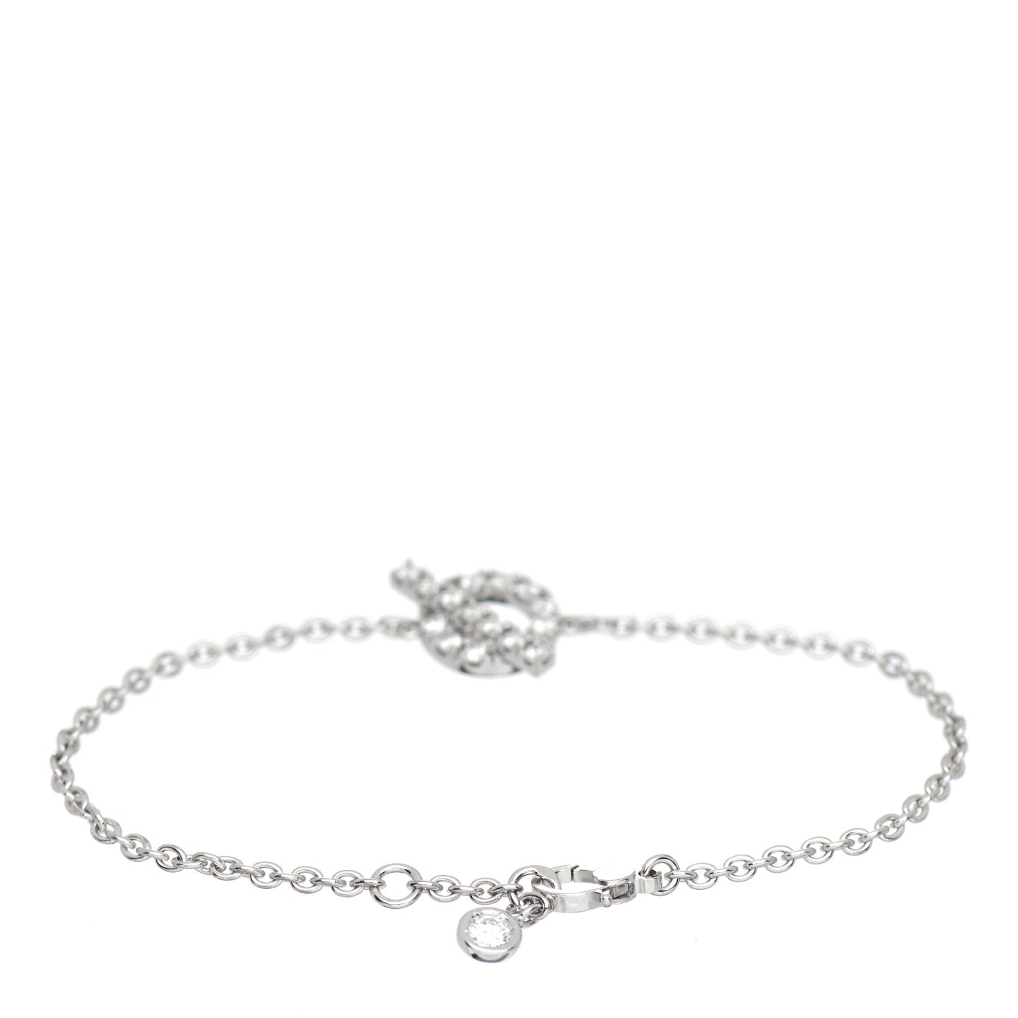 18K White Gold Diamond Finesse Bracelet SH