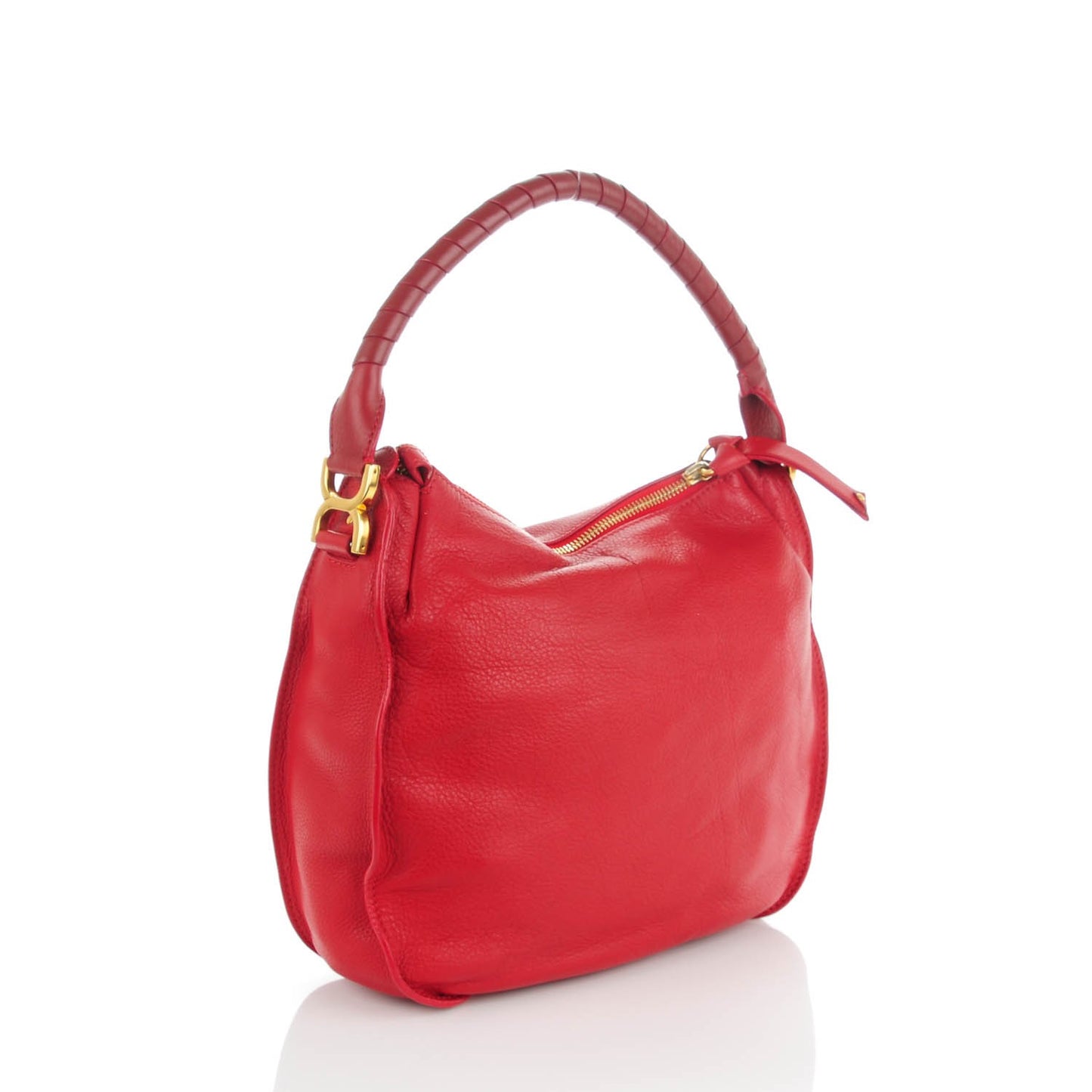 Calfskin Medium Marcie Hobo Acerola