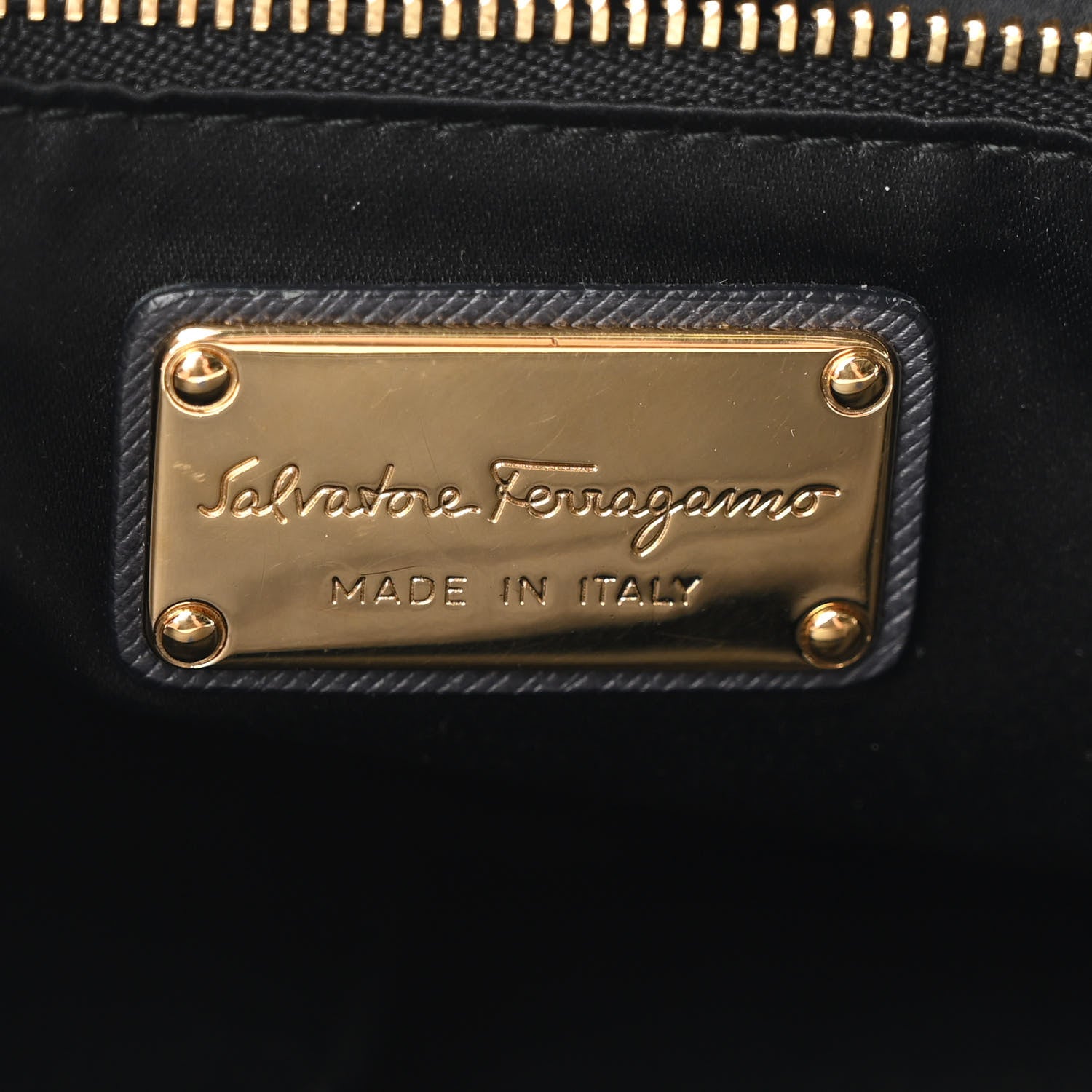 Salvatore Ferragamo Saffiano Large Beky Tote Gray 8 of 12