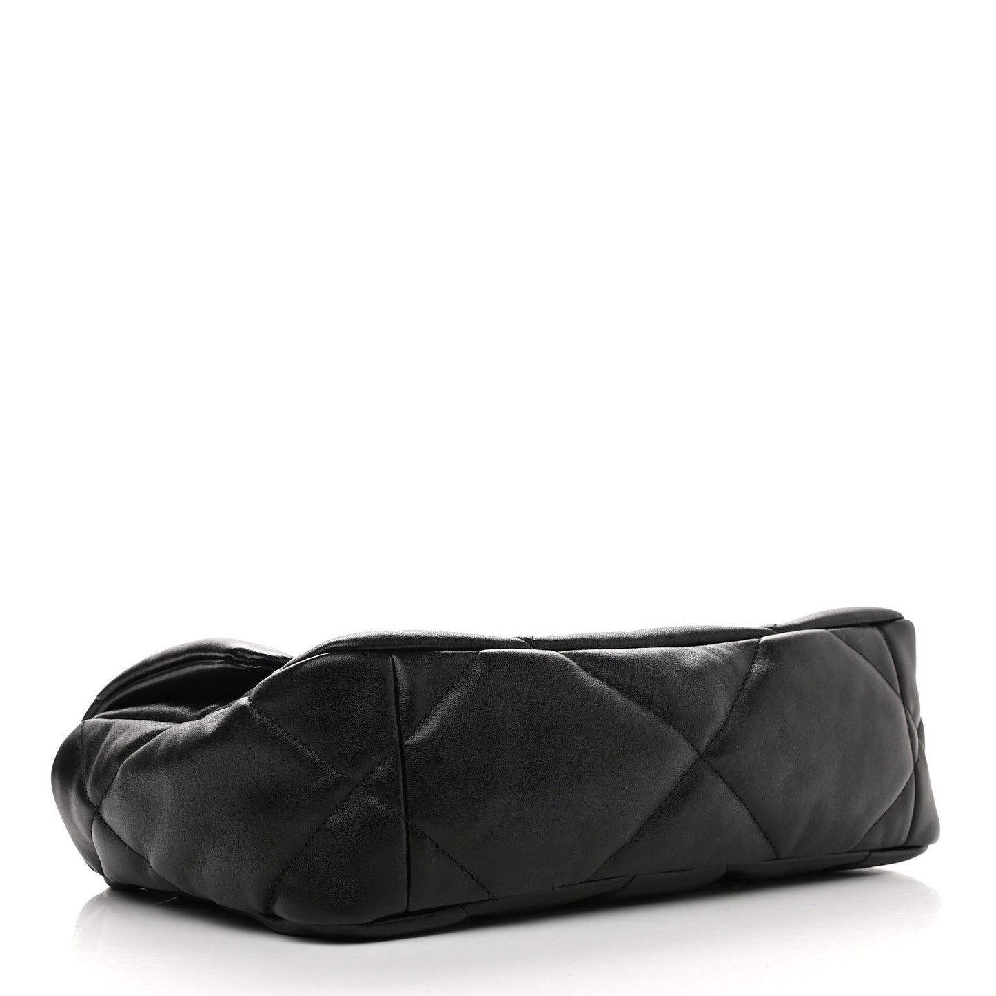 Lambskin Quilted Medium Chanel 19 Flap Black