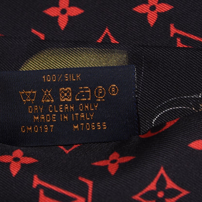 Louis Vuitton Silk Monogram Tribute To Alma BB Bandeau Black 4 of 5