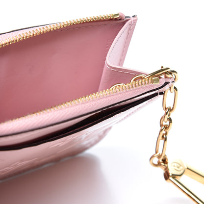 Louis Vuitton Vernis Key Pouch Rose Ballerine 4 of 8