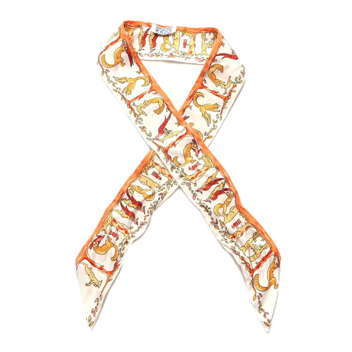 Silk Alphabet Twilly