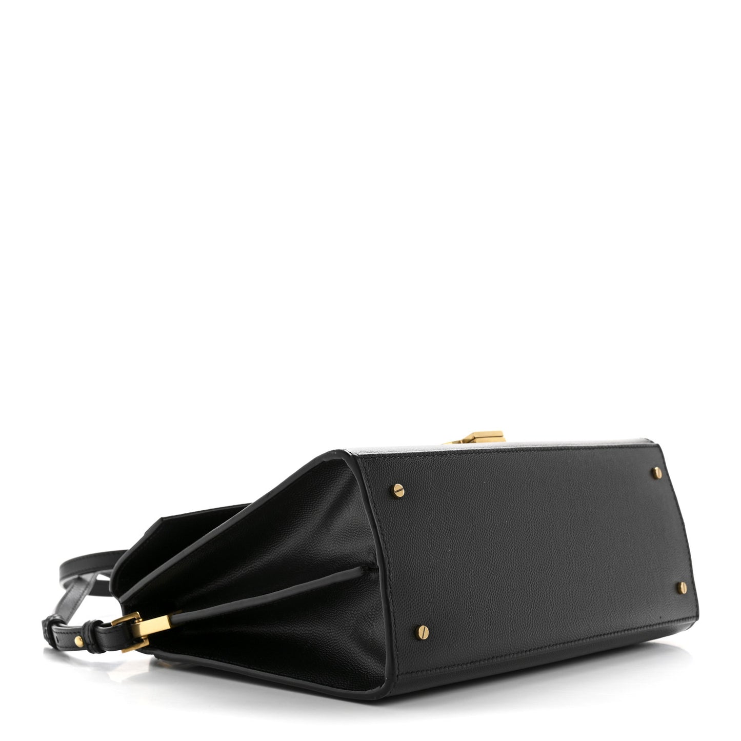Grain de Poudre Medium Classic Monogram Cassandra Top Handle Black