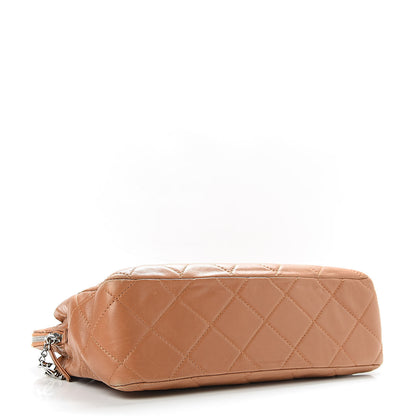 Chanel Calfskin Quilted In The Business Camera Case Camel 4 of 15