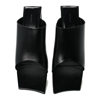 Balenciaga Smooth Calfskin Moon 60mm Sandals 41.5 Black 4 of 10