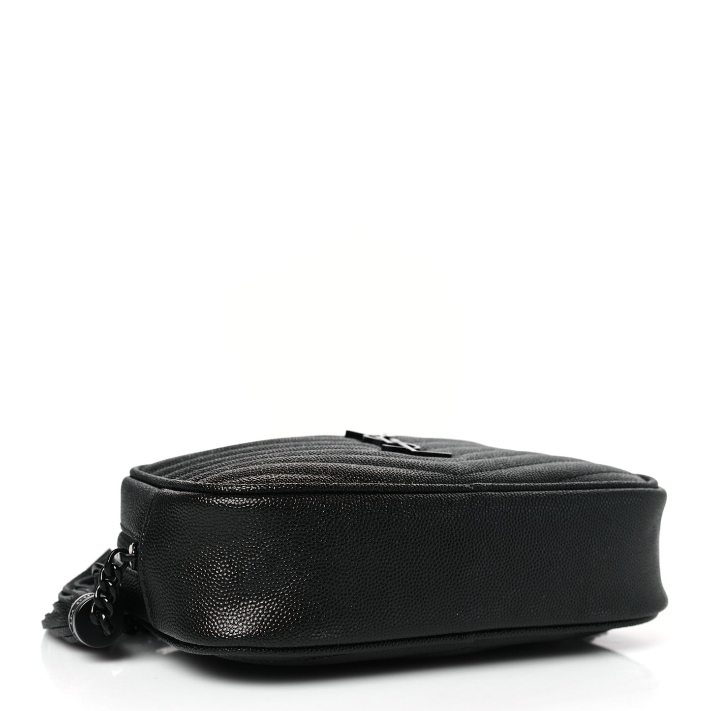 Grain De Poudre Matelasse Monochrome Monogram Mini Lou Camera Bag Black