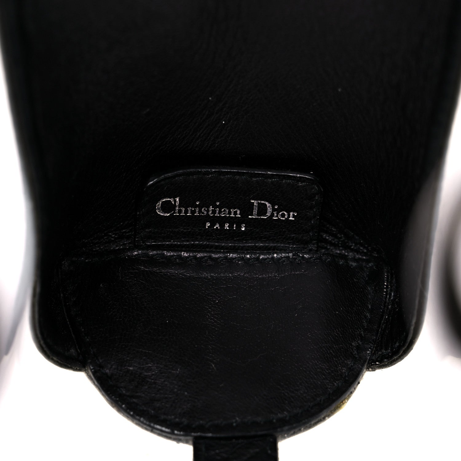 Christian Dior PVC Lady Dior Black Red 6 of 24