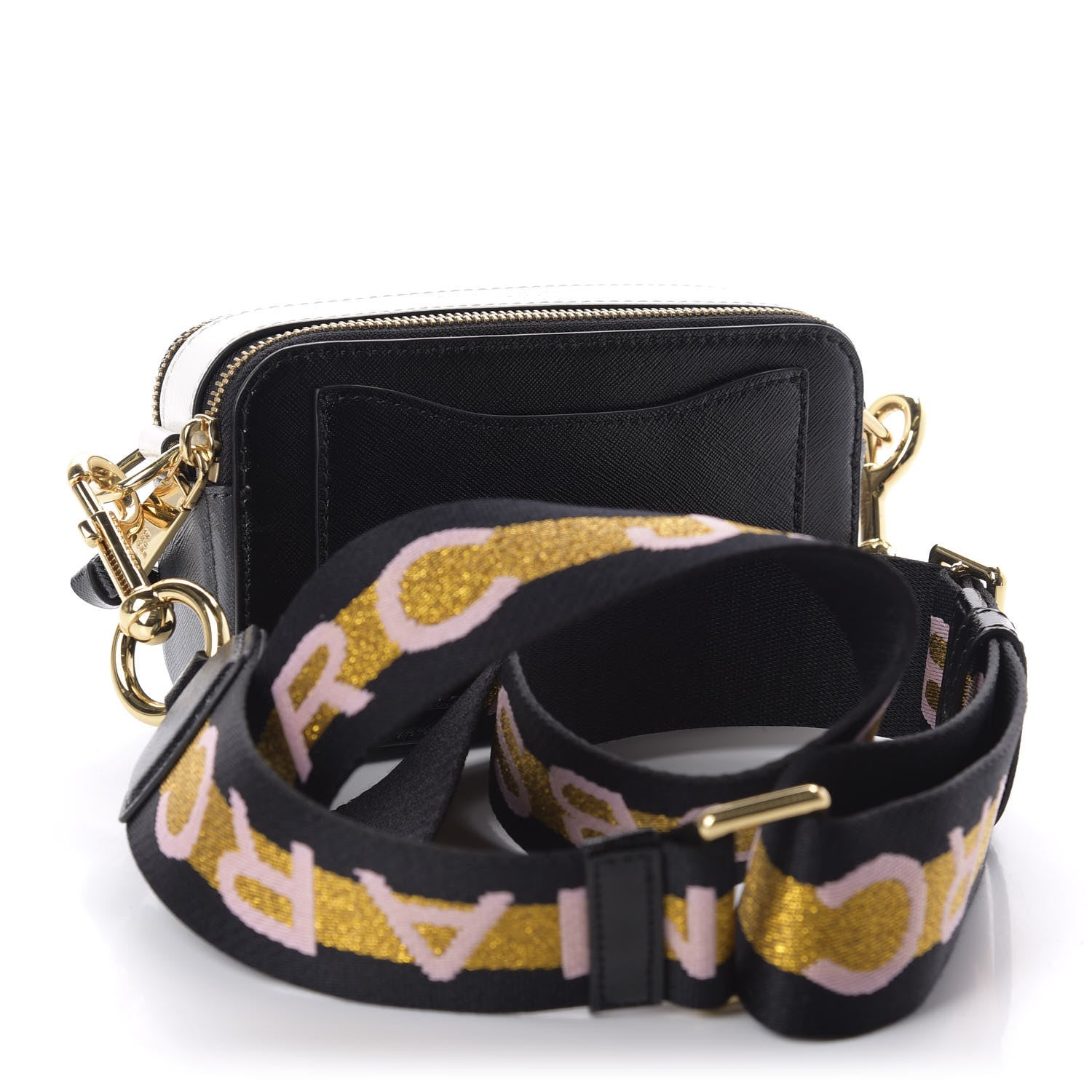 Marc Jacobs Saffiano Small Snapshot Camera Bag Black 3 of 10
