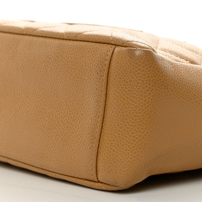 Chanel Caviar Quilted Petit Shopping Tote PST Dark Beige 10 of 10