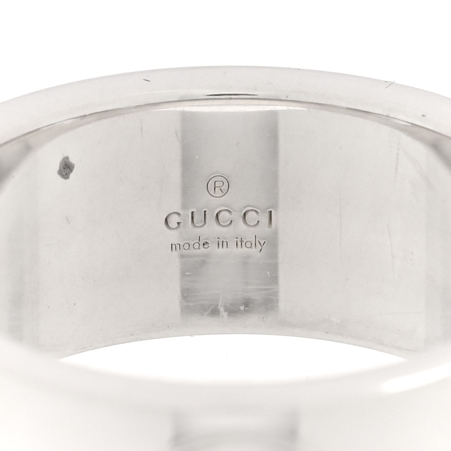 Sterling Silver G Cutout Band Ring 53 6.5