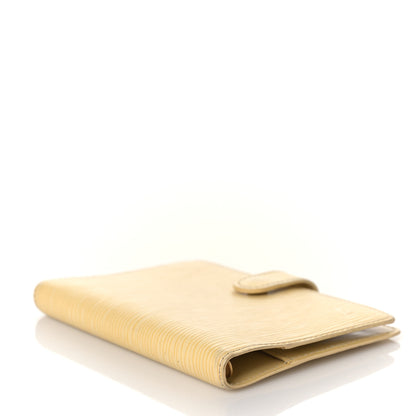 Louis Vuitton Epi Small Ring Agenda Cover Vanilla 4 of 14