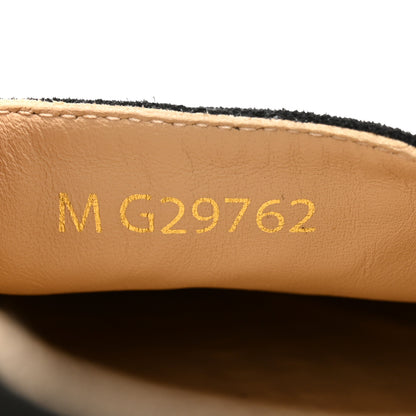 Chanel Suede Pearl CC Espadrilles 38 Black 9 of 10