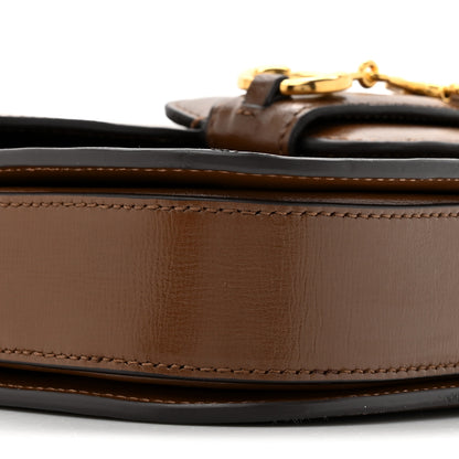 Gucci Azalea Calfskin Horsebit 1955 Shoulder Bag Brown Sugar 10 of 11