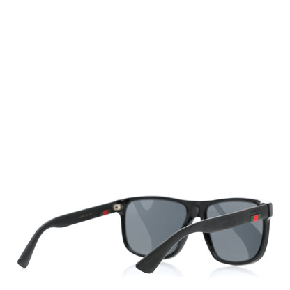 Gucci Web Square Frame GG0010S Sunglasses Black 4 of 8