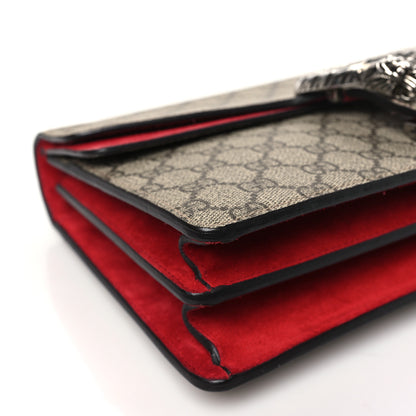 Gucci GG Supreme Monogram Small Dionysus Shoulder Bag Red 10 of 11