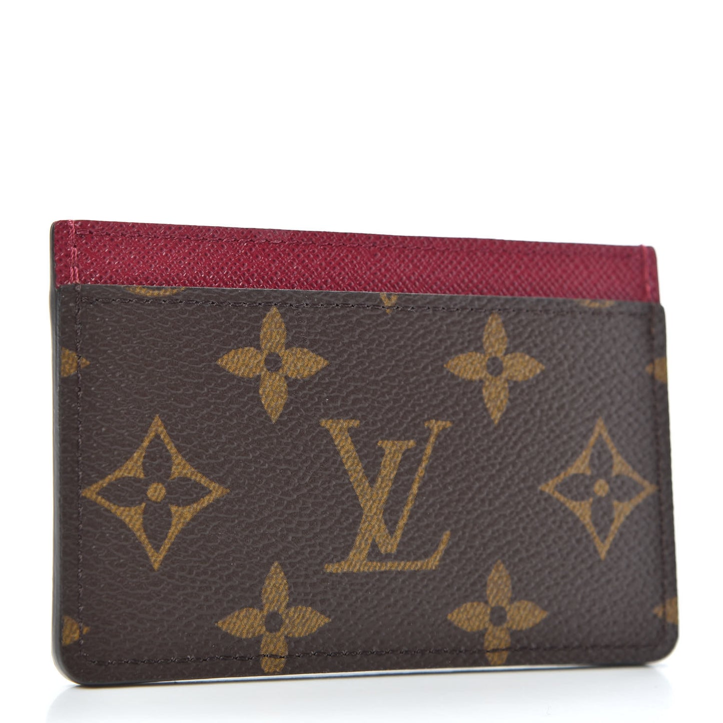Monogram Card Holder Fuchsia