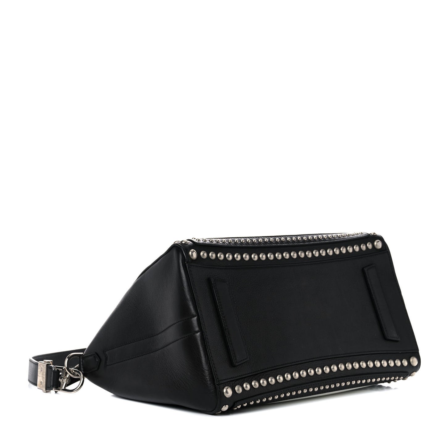 Calfskin Medium Studded Bi-Color Antigona Black White