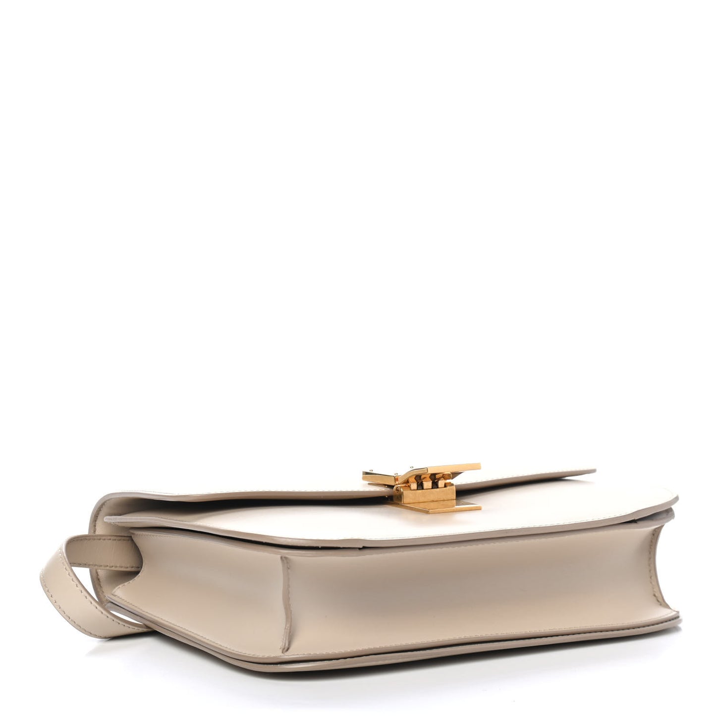 Box Calfskin Medium Classic Box Bag Linen