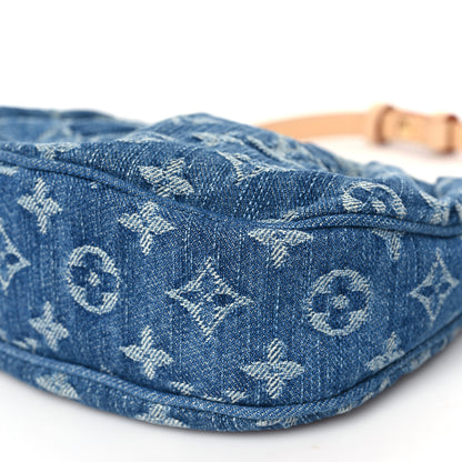 Louis Vuitton Monogram Denim Pochette Valley Blue 9 of 10