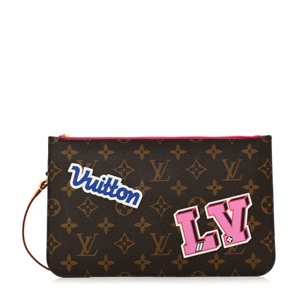 Louis Vuitton Monogram World Tour Neverfull MM GM Pochette 1 of 7