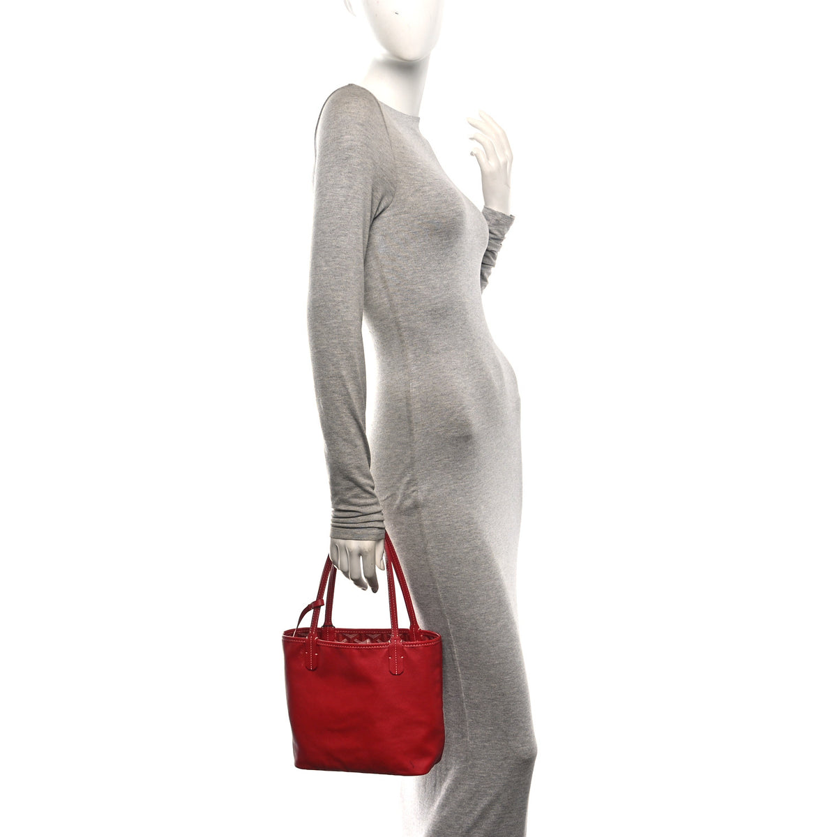 Goyardine Reversible Mini Anjou Red